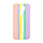 Чехол Silicone Cover Full Rainbow для Xiaomi Redmi 9 Pink/Lilac