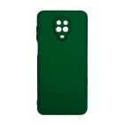 Чехол Original Soft Touch Case for Xiaomi Redmi Note 9s/Note 9 Pro/Note 9 Pro Max Dark Green with Camera Lens