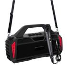 Портативная Bluetooth колонка New Rixing NR6011M + микрофон Black/Red