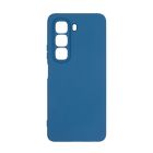 Чохол Original Soft Touch Case for Infinix Hot 50 4G Dark Blue with Camera Lens