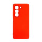 Чохол Original Soft Touch Case for Infinix Hot 50 4G Red with Camera Lens