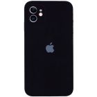 Чохол Soft Touch для Apple iPhone 11 Black with Camera Lens Protection Square