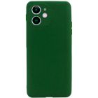 Чехол Soft Touch для Apple iPhone 11 Forest Green with Camera Lens Protection