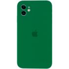 Чехол Soft Touch для Apple iPhone 11 Pine Green with Camera Lens Protection Square