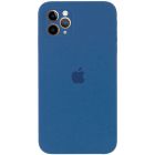 Чохол Soft Touch для Apple iPhone 11 Pro Navy Blue with Camera Lens Protection Square
