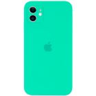 Чехол Soft Touch для Apple iPhone 11 Spearmint with Camera Lens Protection Square