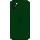 Чохол Soft Touch для Apple iPhone 12/12 Pro Forest Green with Camera Lens Protection