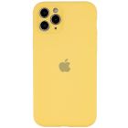 Чехол Soft Touch для Apple iPhone 12 Pro Max Yellow with Camera Lens Protection