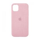 Чехол Alcantara для Apple iPhone 12/12 Pro Light Pink