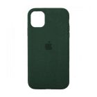 Чехол Alcantara для Apple iPhone 12/12 Pro Pine Green