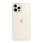 Чехол Apple Silicon Case with MagSafe для Apple iPhone 12 Pro Max White