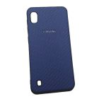 Чехол накладка Carbon для Samsung A10-2019/A105 Dark Blue