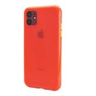 Чехол накладка Colorful Matte Case для iPhone 11 Red