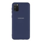 Чехол Original Soft Touch Case for Samsung A02s-2021/A025 Midnight Blue