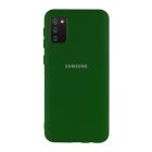 Чехол Original Soft Touch Case for Samsung A02s-2021/A025 Pine Green