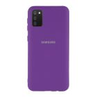 Чехол Original Soft Touch Case for Samsung A02s-2021/A025 Purple