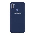 Чехол Original Soft Touch Case for Samsung A11-2020/A115/M11-2019/M115 Navy Blue
