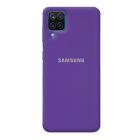 Чехол Original Soft Touch Case for Samsung A12-2021/A125/M12-2021 Purple