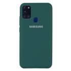 Чехол Original Soft Touch Case for Samsung A21s-2020/A217 Dark Green