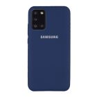 Чехол Original Soft Touch Case for Samsung A31-2020/A315 Dark Blue