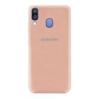 Чехол Original Soft Touch Case for Samsung A40-2019/A405 Pink Sand