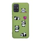 Чохол Original Soft Touch Case for Samsung A51-2020/A515 Green Panda