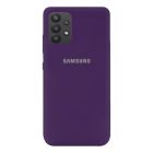 Чехол Original Soft Touch Case for Samsung A52-2021/A525 Grape