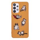 Чохол Original Soft Touch Case for Samsung A52/A525/A52S 5G/A528B Orange Lazy Cat