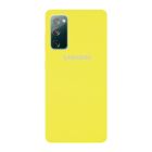 Чехол Original Soft Touch Case for Samsung S20 FE/G780 Yellow