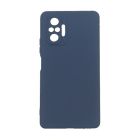 Чехол Original Soft Touch Case for Xiaomi Redmi Note 10 Pro/Note 10 Pro Max Navy Blue with Camera Lens