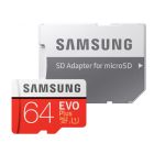 Карта памяти Samsung 64 GB microSDXC Class 10 UHS-I EVO Plus + SD Adapter MB-MC64HA