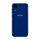 Чехол Original Soft Touch Case for Samsung A03 Core/A032 Navy Blue