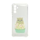 Чехол Wave Cute Case для Samsung A04s-2022/A047 Clear Cat is a Mood with Camera Lens