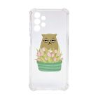 Чехол Wave Cute Case для Samsung A13/A135/A32/А326 5G Clear Cat is a Mood with Camera Lens