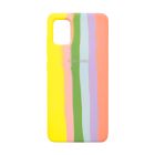 Чехол Silicone Cover Full Rainbow для Samsung A51-2019/A515 Yellow/Pink