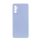 Чехол Original Soft Touch Case for Samsung A55-2024/A556 Light Blue with Camera Lens