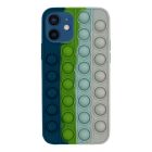 Чохол Antistress Pop It для Apple iPhone 12 Mini Green/White