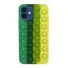 Чохол Antistress Pop It для Apple iPhone 12 Mini Sea Breez/Light Green