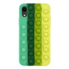 Чохол Antistress Pop It для Apple iPhone XR Sea Breez/Light Green