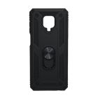 Чохол Armor Antishock Case для Xiaomi Redmi Note 9s/Note 9 Pro/Note 9 Pro Max with Ring Black