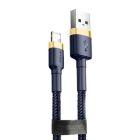 Кабель Baseus Cafule Cable USB Lightning 2.4A 1m Gold/Blue (CALKLF-BV3)
