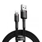 Кабель Baseus Cafule Cable USB Lightning 1.5A 2m Grey/Black
