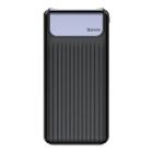 Зовнішній акумулятор Baseus Thin QC3.0 Digital display Power bank 10000mAh Black (PPYZ-C01)
