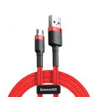 Кабель Baseus Cafule Cable USB Micro USB 2.4A 1m Red (CAMKLF-B09)