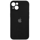 Чохол Soft Touch для Apple iPhone 13/14 Black with Camera Lens Protection Square