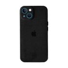 Чехол Alcantara для Apple iPhone 13/14 with Camera Lens Black