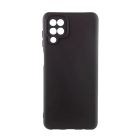 Чехол Original Soft Touch Case for Samsung A12-2021/A125/M12-2021 Black with Camera Lens