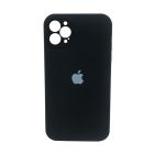 Чохол Soft Touch для Apple iPhone 12/12 Pro Black with Camera Lens Protection Square