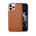 Чехол Puloka Leather Case для iPhone 12/12 Pro Brown