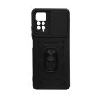 Чохол Armor Camshield Case для Xiaomi Redmi Note11 Pro/ 5G/Note 12 Pro 4G with Ring Black with Camera Lens